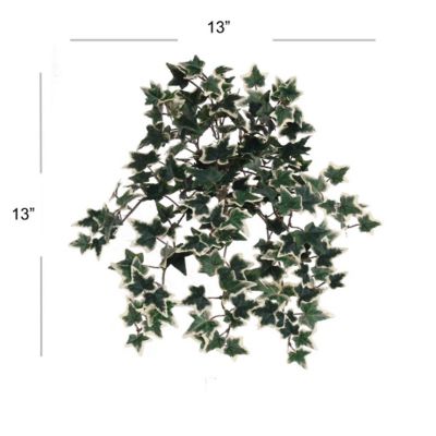 Floral Home Green 13" Faux Plant with 176 Leaves 1pc Image 1