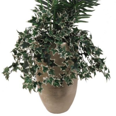 Floral Home Green 13" Faux Plant with 176 Leaves 1pc Image 2