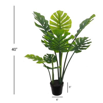Floral Home Green 40" Split Philo Artificial Plant 1pc Image 1