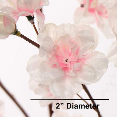 Floral Home Pink 36"  Cherry Blossom 3pcs Image 1