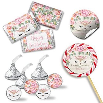 Floral Little Deer Sticker Bundle 429pc. by AmandaCreation Image 1