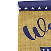 Floral Mason Jars "Welcome" USA Flag Patriotic Outdoor Garden Flag 18" x 12.5" Image 4