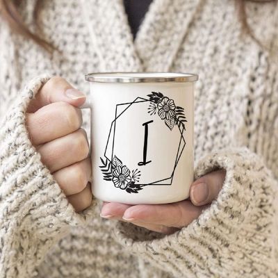 Floral Monogram I 11oz Campfire Mug Image 2