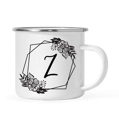 Floral Monogram Z 11oz Campfire Mug Image 1