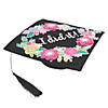 Floral Self-Adhesive Foam Mortarboard Decorating Kit for 4 Hats Image 1