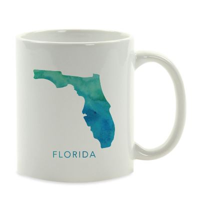Florida Aqua Blue Water Ceramic Mug Image 2