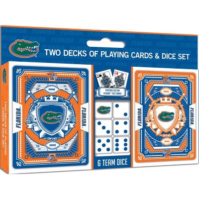 Florida Gators NCAA 2-Pack Playing cards &amp; Dice set Image 1