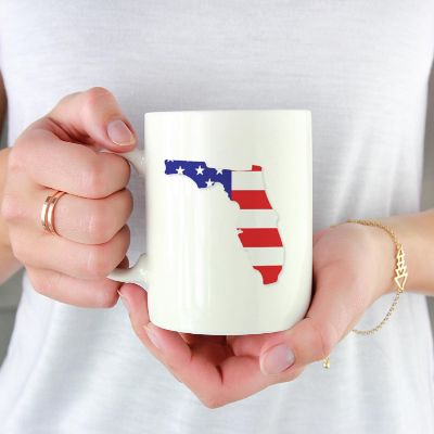 Florida US Flag Ceramic Mug Image 1