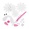 Flower Bunny Magnet Craft Kit - Makes 12 Image 1