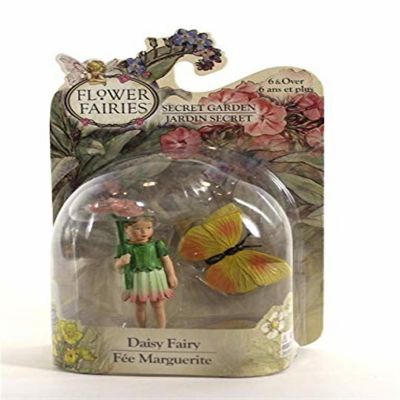 Flower Fairies Secret Garden FF1001 Daisy Fairy w Butterfly Image 1