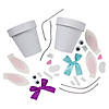 Flower Pot Easter Bunny Craft Kit - Makes 12 Image 1
