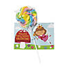 Flower-Shaped Swirl Lollipops Valentine Exchanges with Fairy Garden Card for 24 Image 1