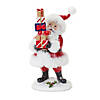Fluffy Santa Figurine Santa (Set Of 2) 8.25"H Resin Image 2