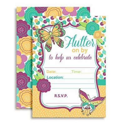 Flutter On By Invitations 40pc. by AmandaCreation Image 1