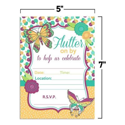 Flutter On By Invitations 40pc. by AmandaCreation Image 1