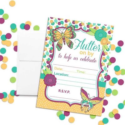 Flutter On By Invitations 40pc. by AmandaCreation Image 2