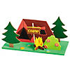 Foam 3D Camp Scene Craft Kit - Makes 12 Image 1