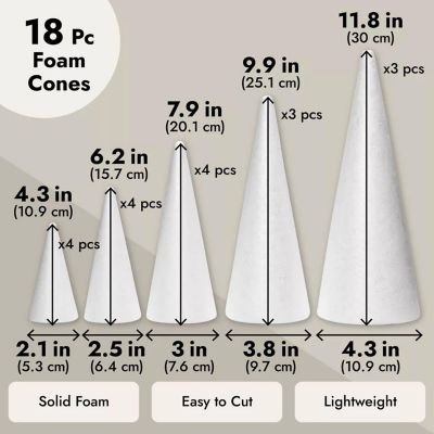 Foam Cones For Crafts Image 1