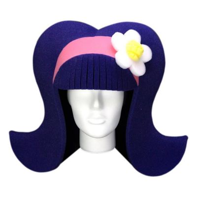 Foam Party Hats Headband Wig - Photo Booth Prop - Party Favors -Halloween - Crazy Hat Day Image 1