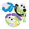 Foam Silly Polka Dot Monster Pumpkin Decorating Craft Kit - Makes 12 Image 1