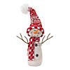Foam Snowman With Hat And Scarf (Set Of 2) 14.5"H, 17.75"H Foam/Fabric Image 2