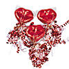 Foil-Wrapped Chocolate Lips Lollipops - 12 Pc. Image 1