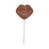 Foil-Wrapped Chocolate Lips Lollipops - 12 Pc. Image 1