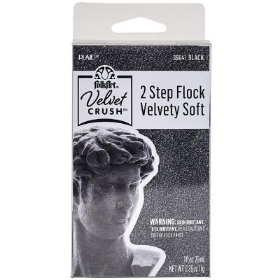 FolkArt Velvet Crush Flocking Kit-Black Image 1