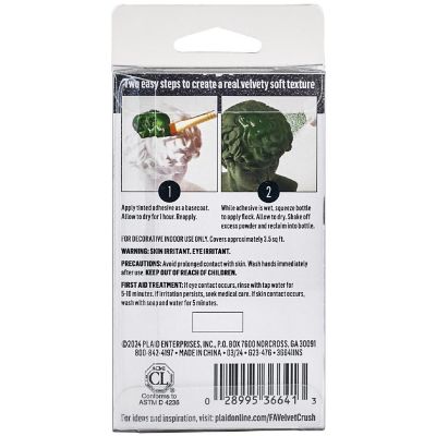 FolkArt Velvet Crush Flocking Kit-Black Image 1
