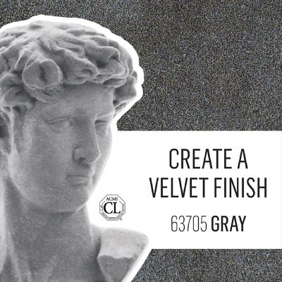 FolkArt Velvet Crush Flocking Kit-Gray Image 3
