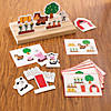 Following Directions Farm Scene Wood Educational Learning Game Image 1