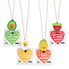 Food Necklace Valentine Exchanges with Card for 12 Image 1