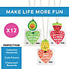 Food Necklace Valentine Exchanges with Card for 12 Image 1