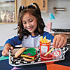 Foodie Fidgets Fan Foods: Burger Basket with 19 Tactile Sensory Pieces Image 1