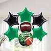 Football Party Mylar Balloon Bouquet - 9 Pc. Image 3