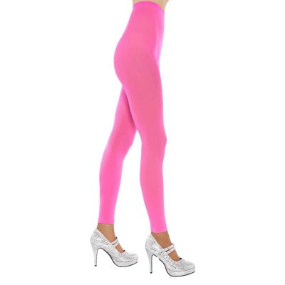 Footless Tights Pink Costume Accessory Image 1
