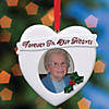 Forever in Our Hearts Picture Frame Resin Christmas Ornament Image 1