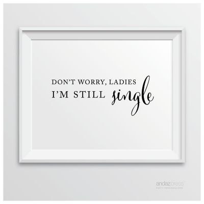 Formal Black White Still Single 8.5x11 Image 1