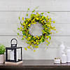 Forsythia and Leaves Artificial Spring Floral Wreath 20" Image 1