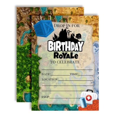 Fort Battle Gaming Invitations 40pc. by AmandaCreation Image 1