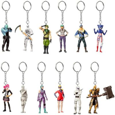 Fortnite Battle Royale Keychains 12pk Collectible Deluxe Box Character Figures PMI International Image 1