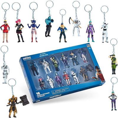 Fortnite Battle Royale Keychains 12pk Collectible Deluxe Box Character Figures PMI International Image 1