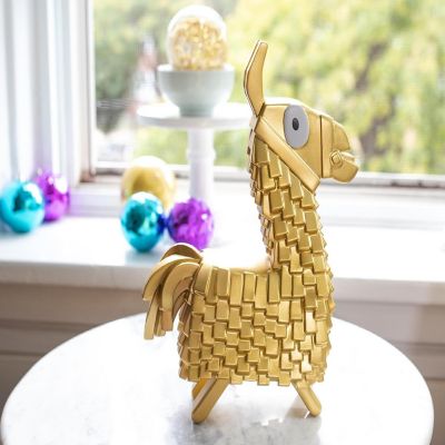 Fortnite Gold Loot Llama Figural Holiday Tree Topper Decoration Image 2