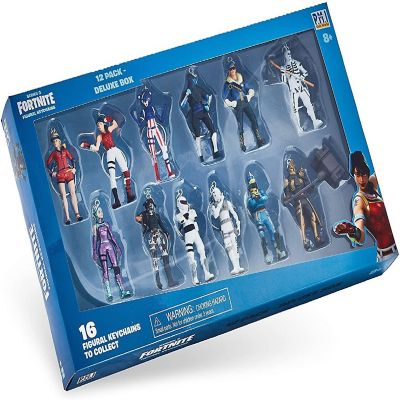 Fortnite Popular Character Keychains 12pk Collectible Deluxe Box Figures PMI International Image 1