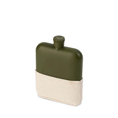 Foster & Rye Matte Army Green Flask by Foster and Rye Image 1