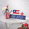 Fourth of July Tabletop Blocks Image 1