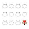 Fox 3.5" Cookie Cutters Image 1