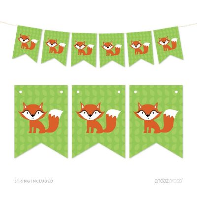 Fox Banner - 4 x 5.5 Inch Image 1