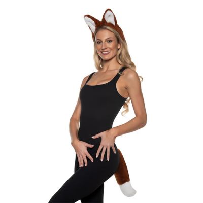 Fox Ears &amp; Tail Set Adult Costume Accessory Set Image 1