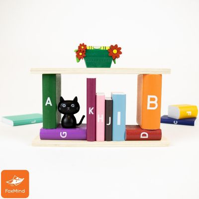 FoxMind Games: By The Book - A Novel Stacking Puzzle, Brainteaser Image 3
